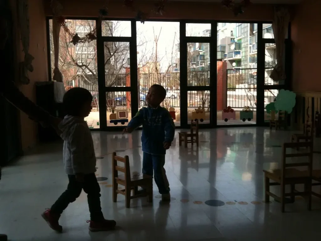 A room in the community kindergarten.